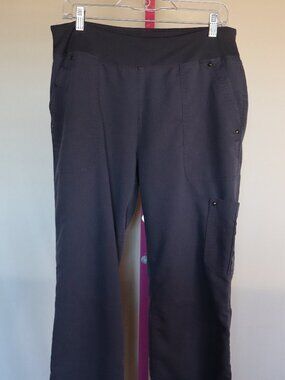 Scrubs - Bottom, So Comfy - Dark Grey, Utility Pockets - Poly/Rayon - X-Large